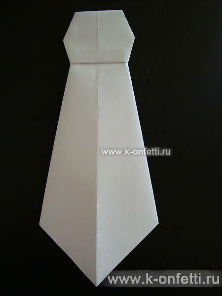Оригами галстук.