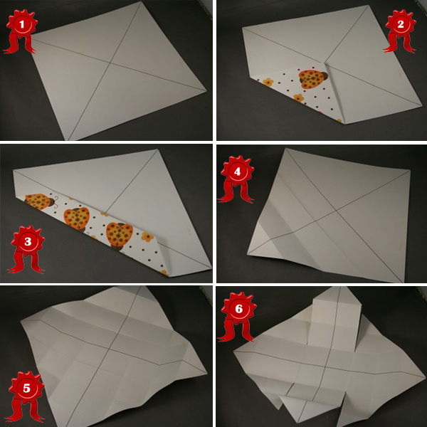 Как сделать коробочку оригами.