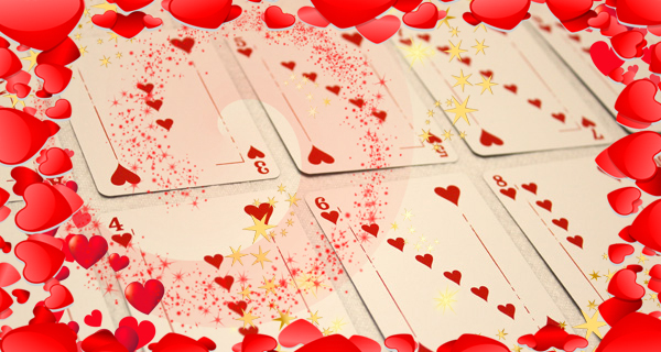 Как сделать гирлянду из игральных карт на День Святого Валентина