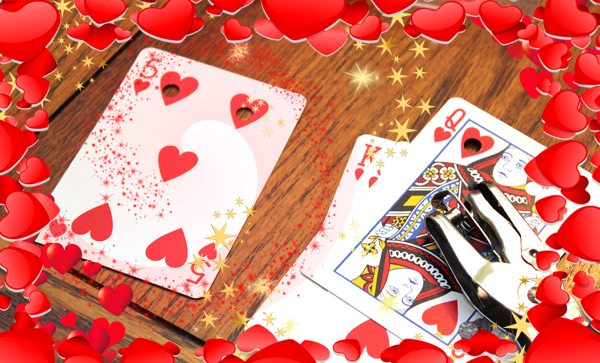 Как сделать гирлянду из игральных карт на День Святого Валентина