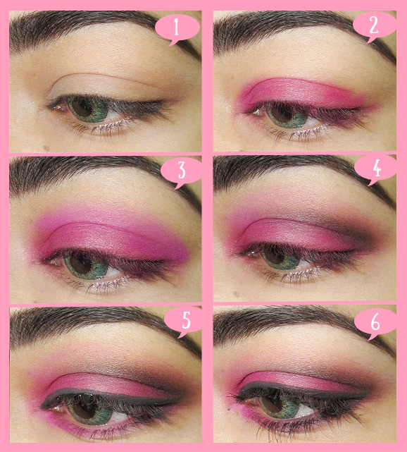 Весенний макияж в ярких розовых тонах к 8 марта своими руками