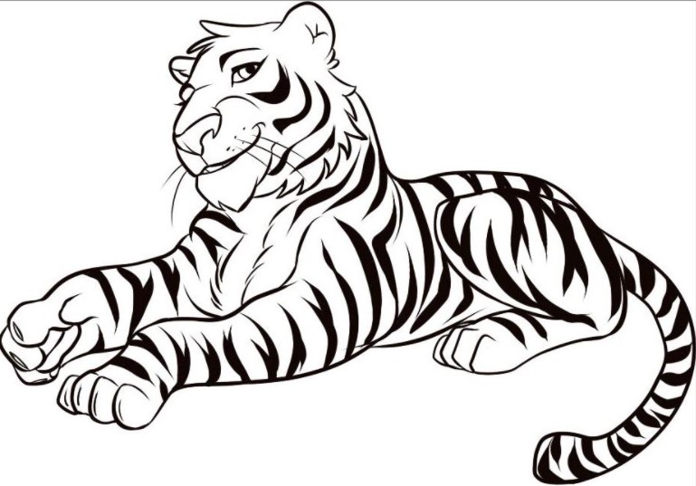 Трафареты тигра для вырезания на окно! Вытынанки на год тигра (большая коллекция)!